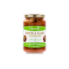 DATOVARE Slendier Kapers og oliven, Italiensk pasta sauce, øko, 340 g