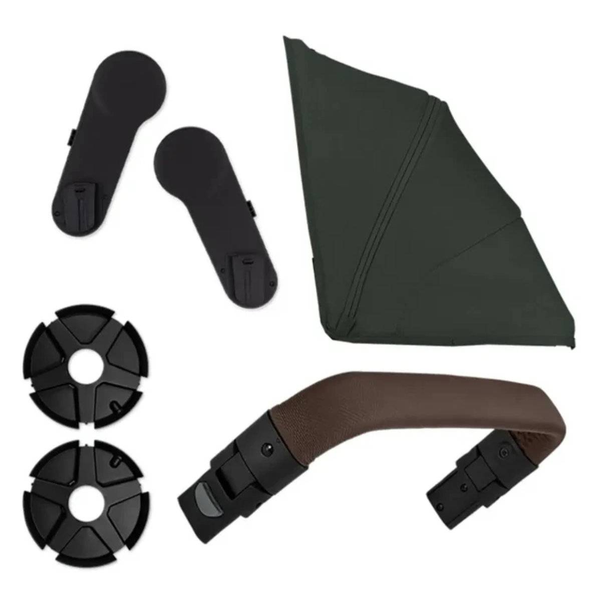 Joolz Geo5 Expansion Set for Sibling Stroller - Forest Green