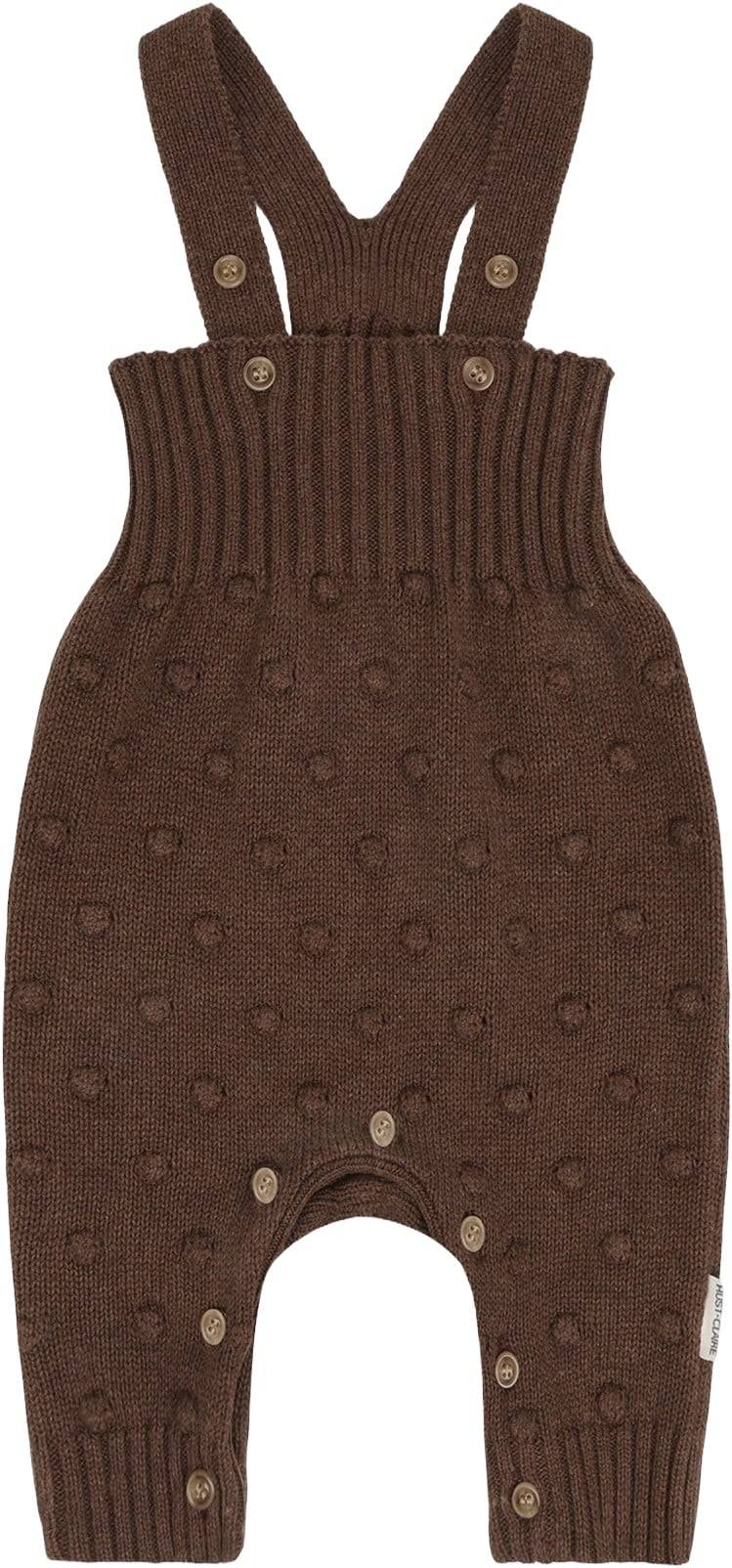 Hust & Claire Hcmeise Stl. 68 unisex - Hängselbyxor Byxdress Från Magasin - Toffee Melange (68)