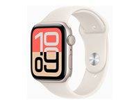 Apple Watch SE 3 (GPS) 44 mm Sølv Fløde SmartWatch