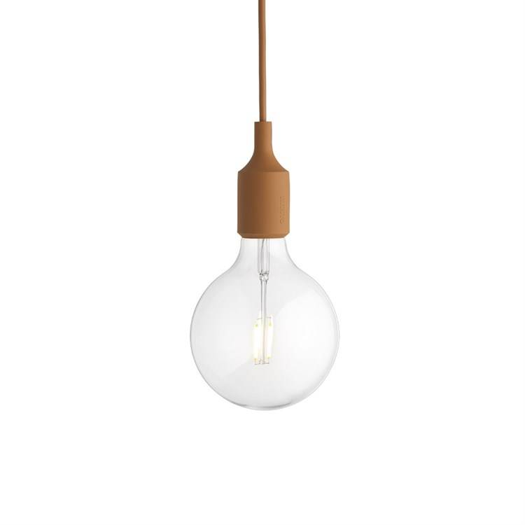 Muuto E27 Pendellampa Clay Brown