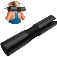 Skivstång squat pad nacke & axlar skyddande svamp skum bar pad för styrkelyft (svart)