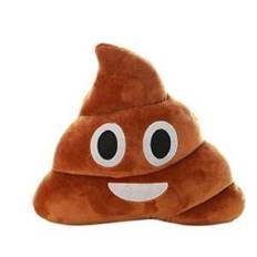 Plush Emoji Poop Pude - Original Gave - Høj Kvalitet