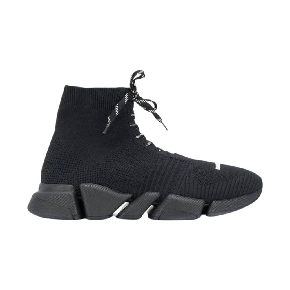 Balenciaga Speed 2.0 Lace-up Sneakers - Sko - Herre - Sort - 40 EU - Uld