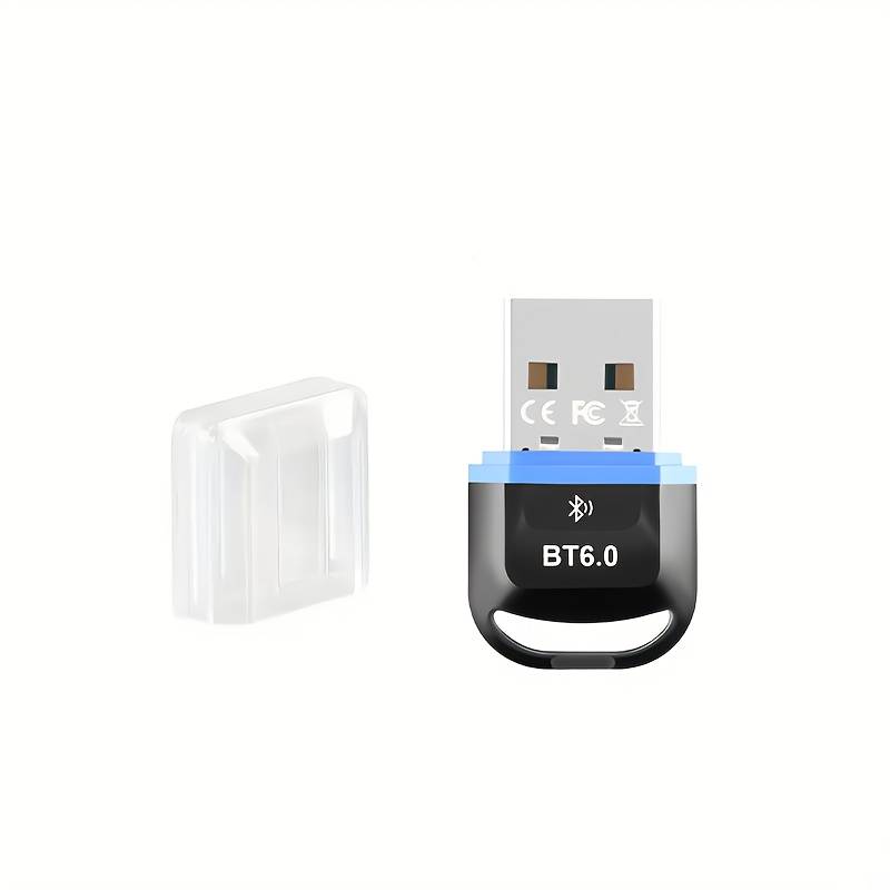 TEMU New Usb Bt 6.0 Wireless Adapter | Suitable For Pc/headphones/keyboards/mice/speakers - Plug And Play, Compatible With /10/8.1, Automatically Supports 5.4/5.3/5.2/5.1/4.2/4.0 Devices