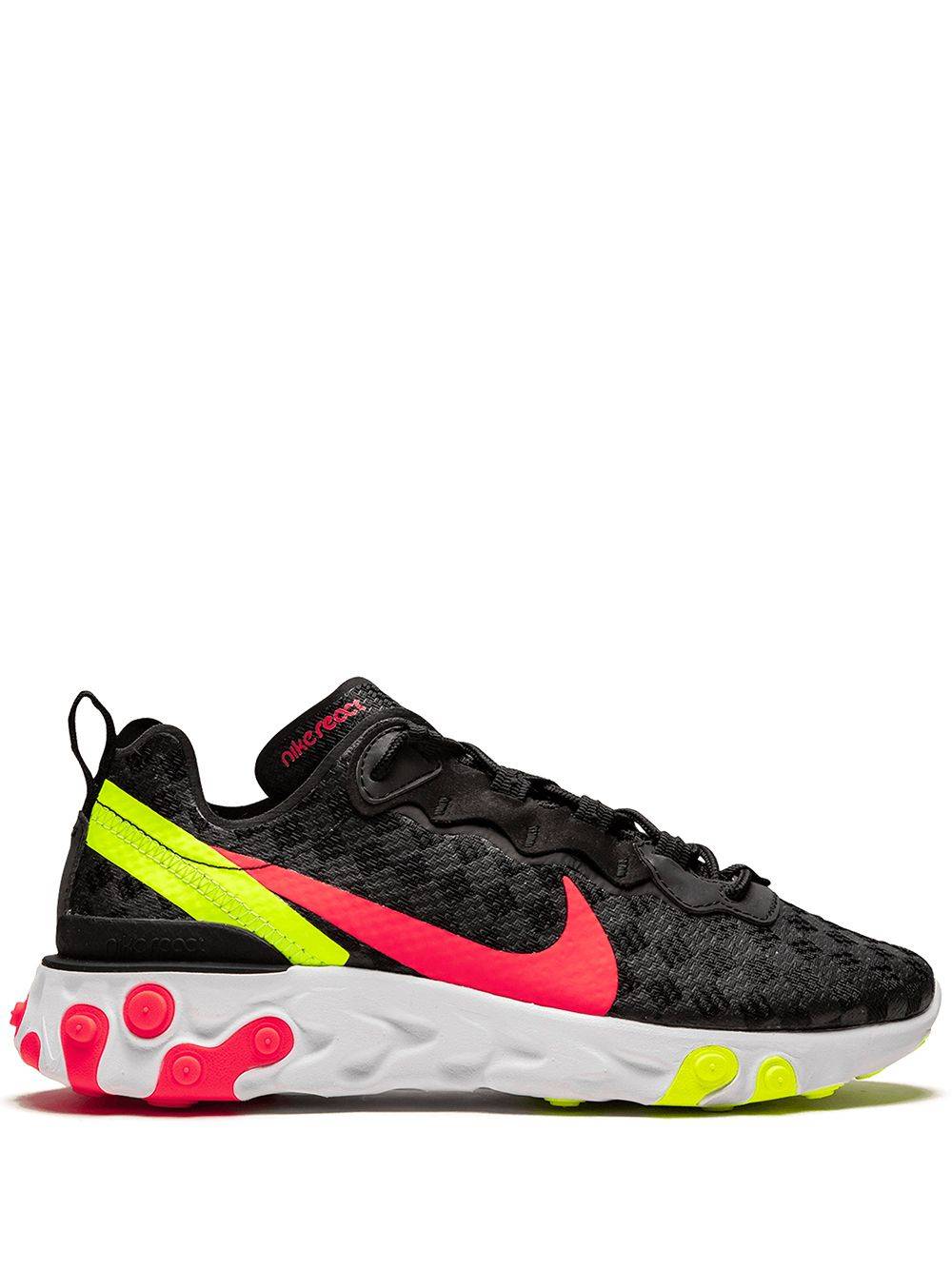 Nike - React Element 55 sneakers - unisex - polyester/polyester/gummi - 10.5 - Svart