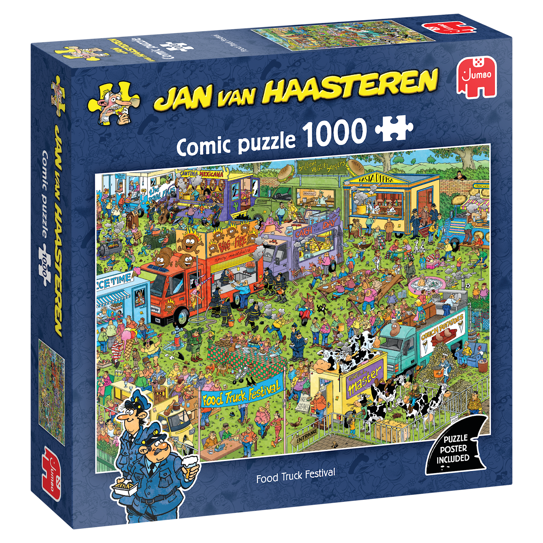 Jan Van Haasteren - Food Truck Festival (1000 Pieces)