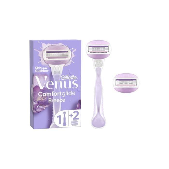 Rasoir - GILLETTE - Venus ComfortGlide Breeze - 2 recharges - Rasage doux - Pour adulte