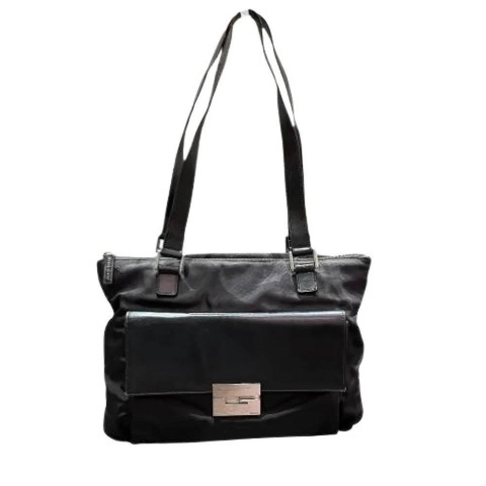 Gucci Vintage Pre-owned Canvas gucci-tasker - Vintage - Dame - Sort - ONE SIZE -
