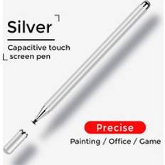 Universal stylus penna för apple penna ritning tablett pennor kapacitiv skärm caneta touch penna för ipad pro 11 12.9 9 air 1 2 - silver--