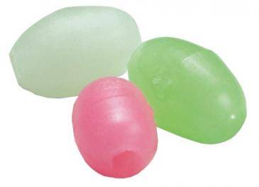 Owner Glow Beads #5 6,5mm (22stk) Red Glow