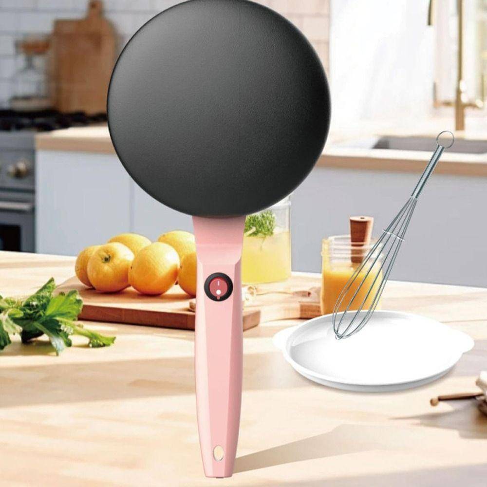 Non-stick Elektrisk Crêpe-maskin Enkel Användning Elektrisk Pannkakspanna Vårrulle-tillverkning