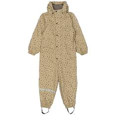 Mikk-Line Regnoverall m. Fleece - Majsstjälk m. Blad - Mikk-Line - 4 år (104) - Regnoverall