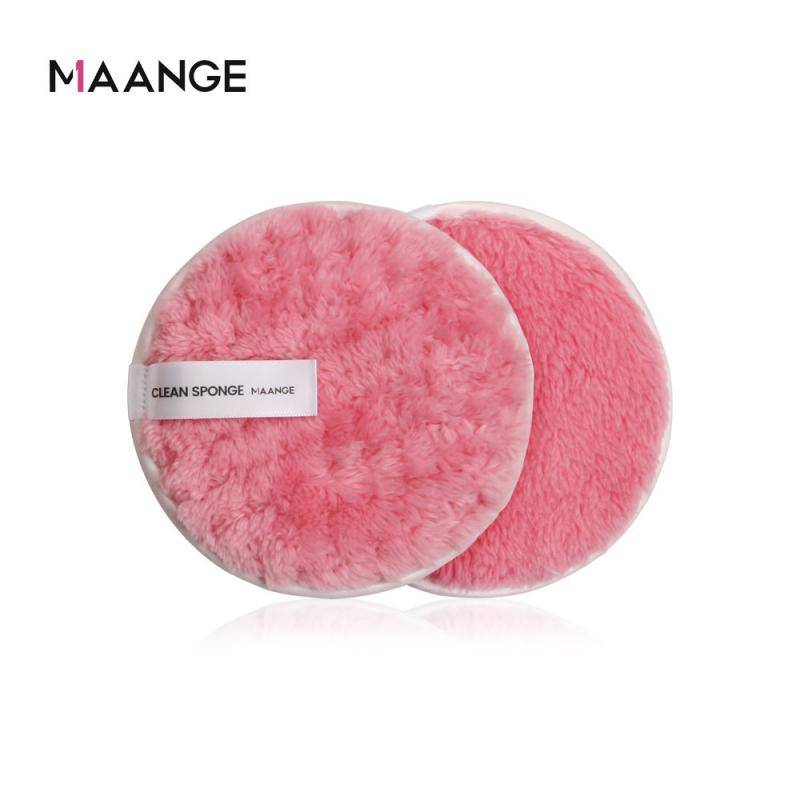 1 st lazy cosmetic puff dubbelsidig mikrofiber makeup remover puff ansiktsrengöring handduk återanvändbar nail art rengöringsservett - 06