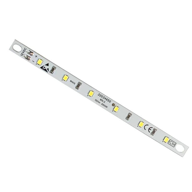 LED-ljusslinga för kylskåp 12V 6500K Vit Stark Ersättningsdel 32034650 Kompatibel med kylsystem white