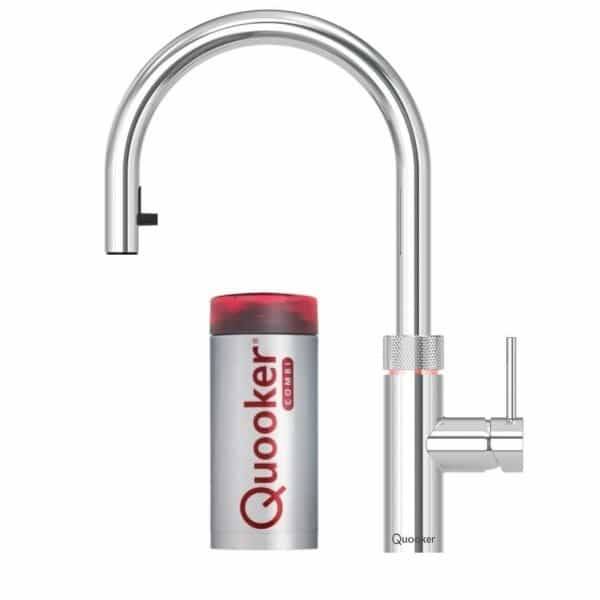Quooker Flex - Inklusiv Combi+ beholder Krom