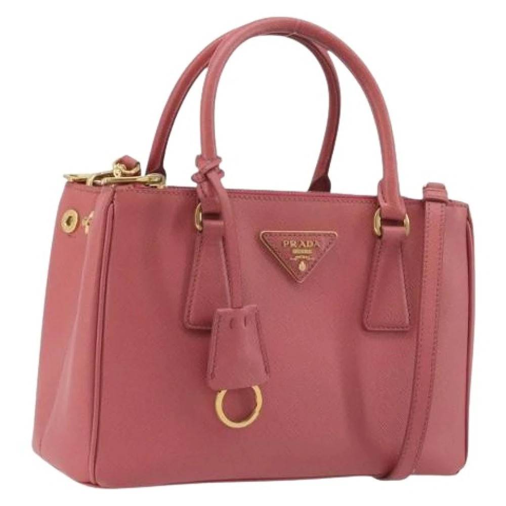 Prada Vintage Pre-owned Vintage Håndtaske - Vintage - Dame - Lyserød - ONE SIZE - Uld