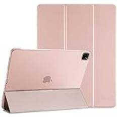 ProCase Smart fodral för iPad Air 13 (M2) 2024/iPad Pro 12.9 2022/2021/2020/2018, smalt stativ hårt skal smart fodral för iPad Air 13 tum (M2)/iPad Pro 12,9 tum 6:e gen/5:e gen/4:e gen/3:e