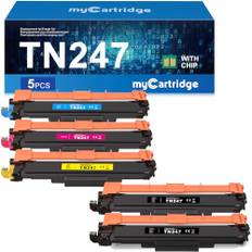 MYCARTRIDGE Ersatz für Brother TN-243CMYK TN247 Toner Kompatibel für Toner Brother MFC L3750CDW MFC-L3770CDW MFC-L3750CDW DCP-L3550CDW TN243CMYK TN-247 TN-243 5er-Pack