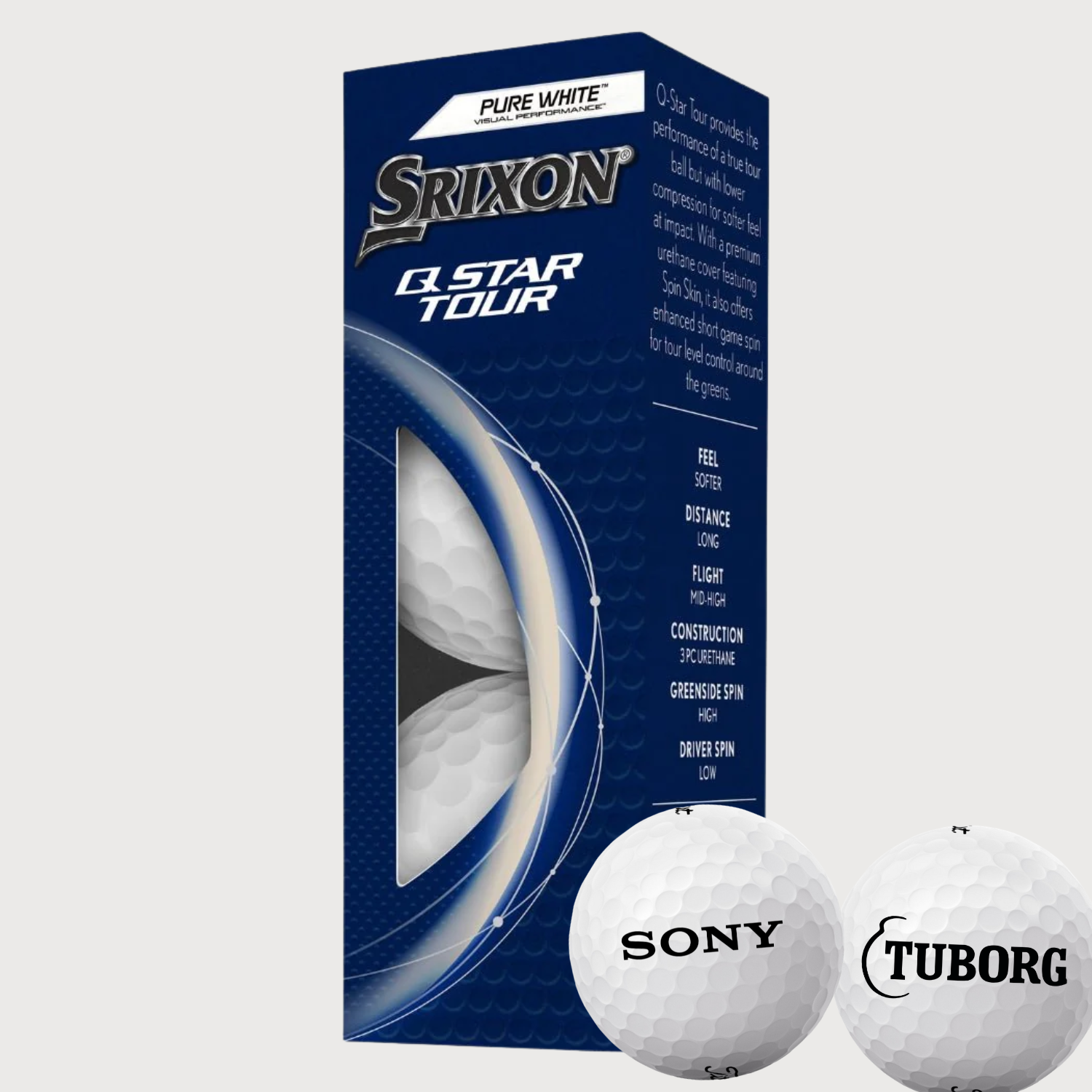 Golfbolde med Express Logo - Srixon Q-Star