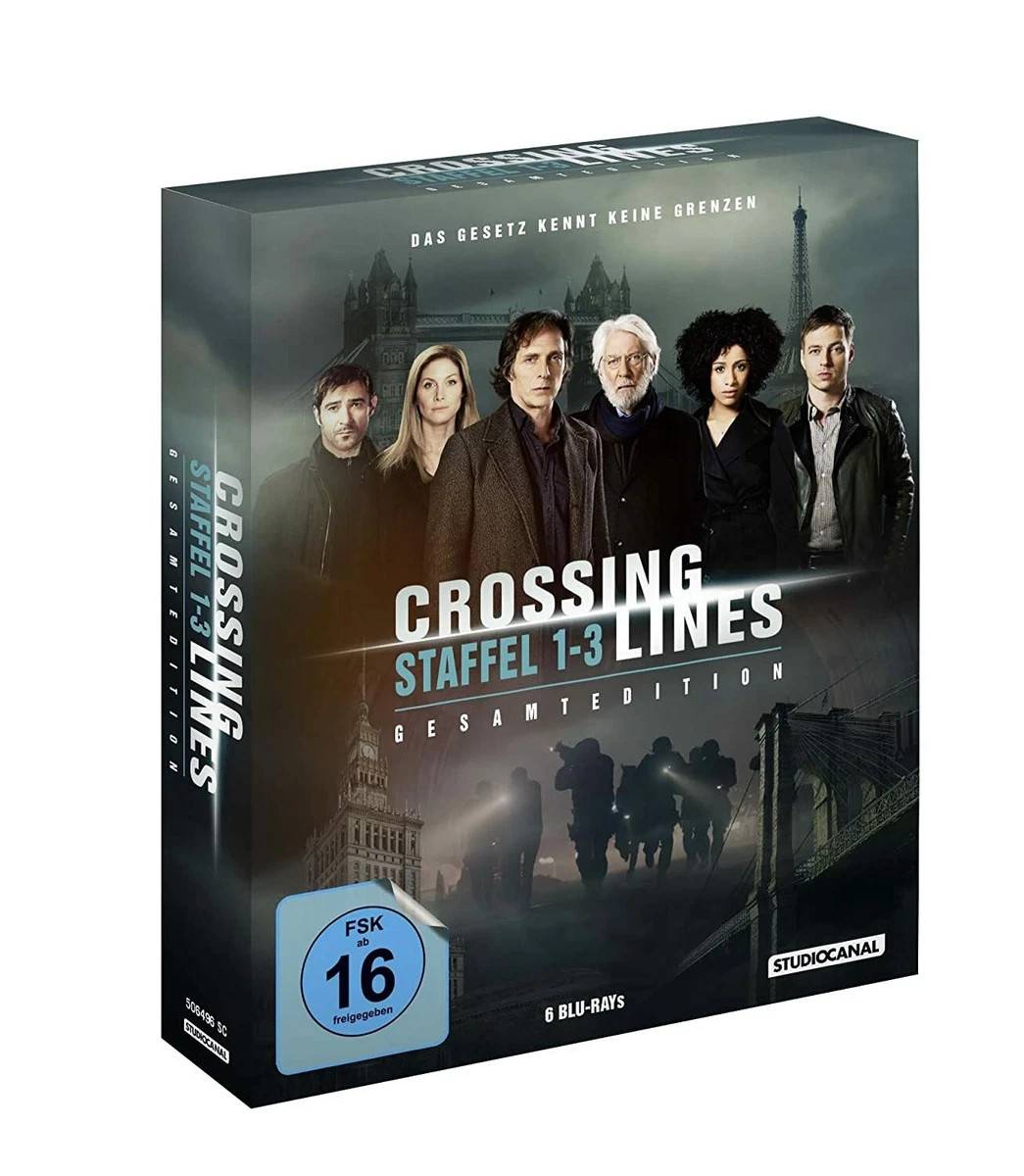CROSSING LINES Complete TV Series Season 1 2 3 Donald Sutherland RB Blu ray Brand New