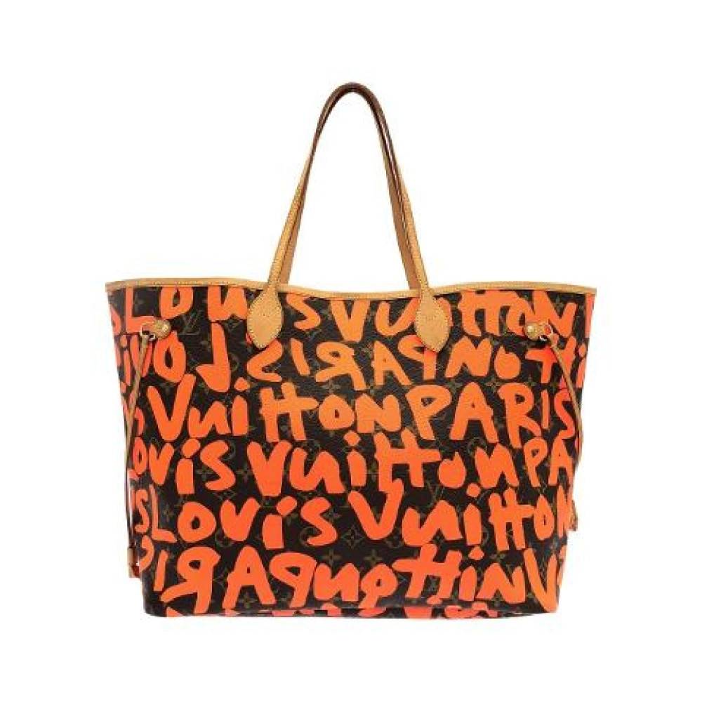 Louis Vuitton Vintage Pre-owned Monogram Graffiti Neverfull taske - Vintage - Dame - Brun - ONE SIZE - Uld
