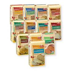 BIELMEIER KÜCHENMEISTER Brotbackmischung Kennenlernset I 12 x 1000 g Brotbackmischungen für Brotbackautomat & Ofen I Einfach backen mit Backmischung