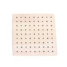 TEHAUX Trä Pegboard Diy Munkar Står Ombord Bas Av Lerfigurer Munkskärmsstativ Lera Lerfigurer Träbas Hållare För Lerfigurer Lerträ Uttag Spikplattor Claeys Amerikansk Jord Verktyg Bambu