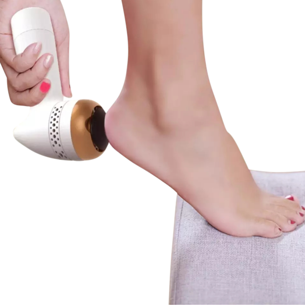 6-hastigheder elektrisk fodhård hudfjerner, ergonomisk formet håndtag med bærbar fodsliber pedicureværktøj til Halloween-fester til natklubber