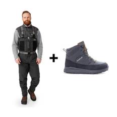 Guideline Laxa 2.0 Zip Waders + Laxa 3.0 Traction Boots