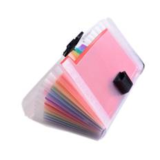 A6 mappe, 13 lommer Rainbow ekspanderende mappe