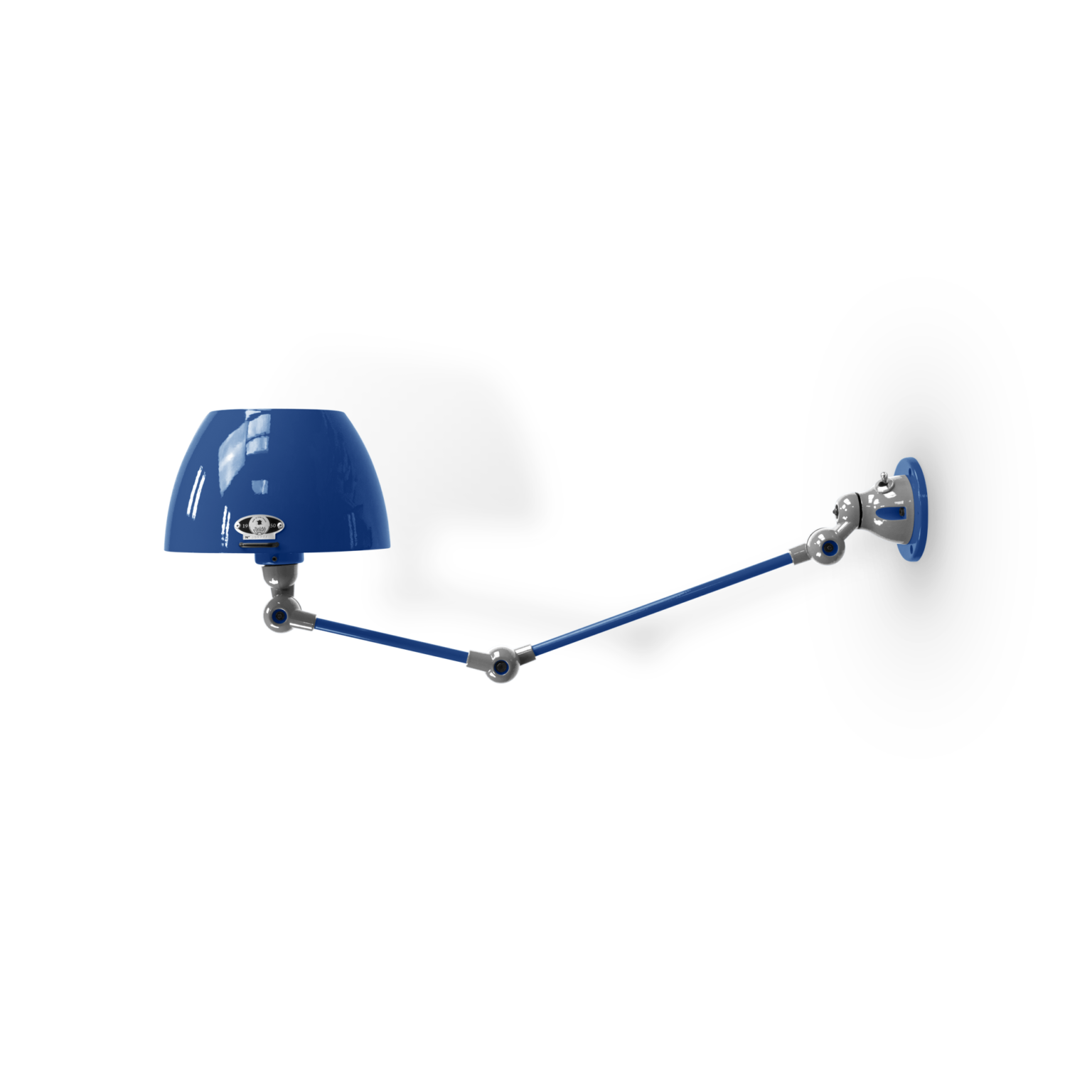 Aicler AIC371 væglampe fra Jieldé - Sapphire blue / Poleret/blank
