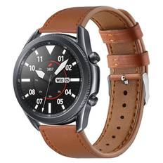 Læderrem Samsung Galaxy Watch 3 45mm brun