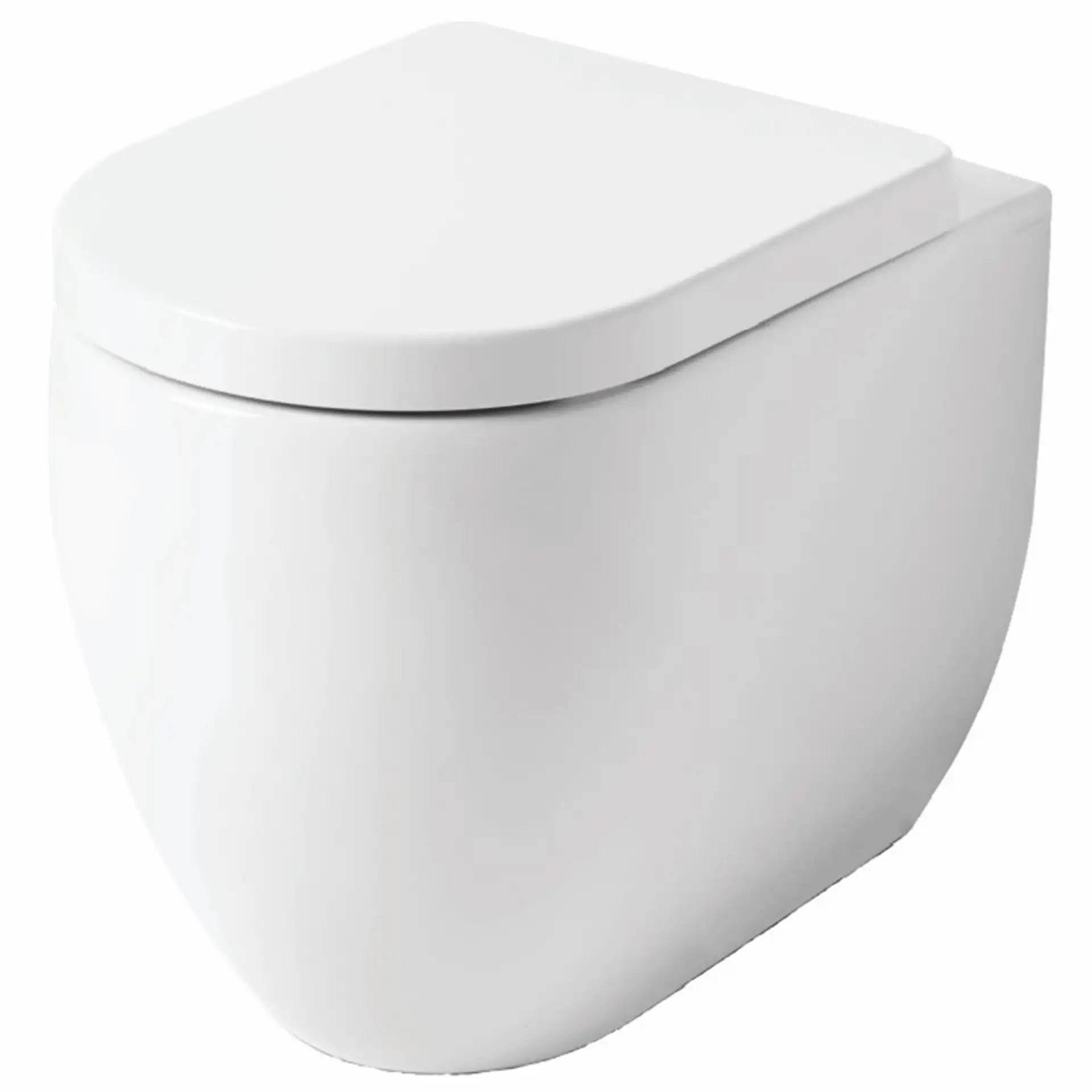 FLO 52 BTW GULVSTÅENDE TOILET, HVID.