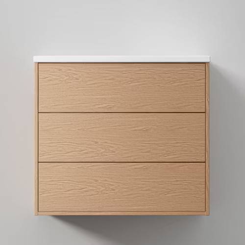 Tvättställsskåp INR Terra Solid 80: Natural Oak