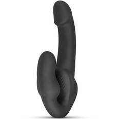 Morgan Strapless Strap-On Dildo Black 22 cm
