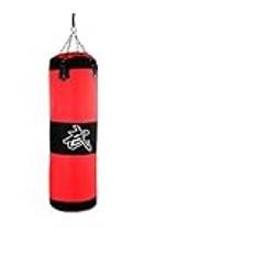 Boxningsväska kroppsbyggnad ofylld boxning hängande boxning sandsäck låda spark boxning kampsport slåss karate fitness stans träning sandsäck boxningsväskor (80 cm)