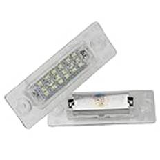 Bil registreringsskylt lampor baklykta LED Canbus felfria biltillbehör för VW Passat Touran Golf Jetta MK5 T5
