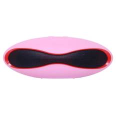 X6 Mini trådløs bluetooth højtaler. Transportabel lyd. Pink.