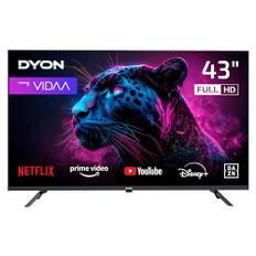 DYON Movie Smart 43 VX - 108 cm (43 Zoll) Fernseher (Full-HD Smart TV, HD Triple Tuner (DVB-C/-S2/-T2), App Store, Prime Video, Netflix, YouTube, DAZN, Disney+)