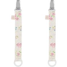 Konges Sløjd 2 Pack Pacifier Strap - Från Magasin - P05209 (ONE SIZE)
