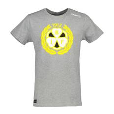 Logo M T-shirt, GREY MELANGE, Herr, L