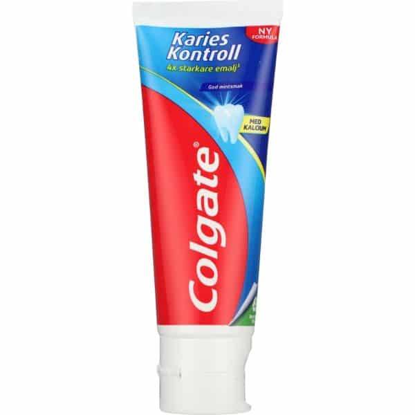 Colgate Tandpasta Karies Kontrol Stå Tube 75 ml