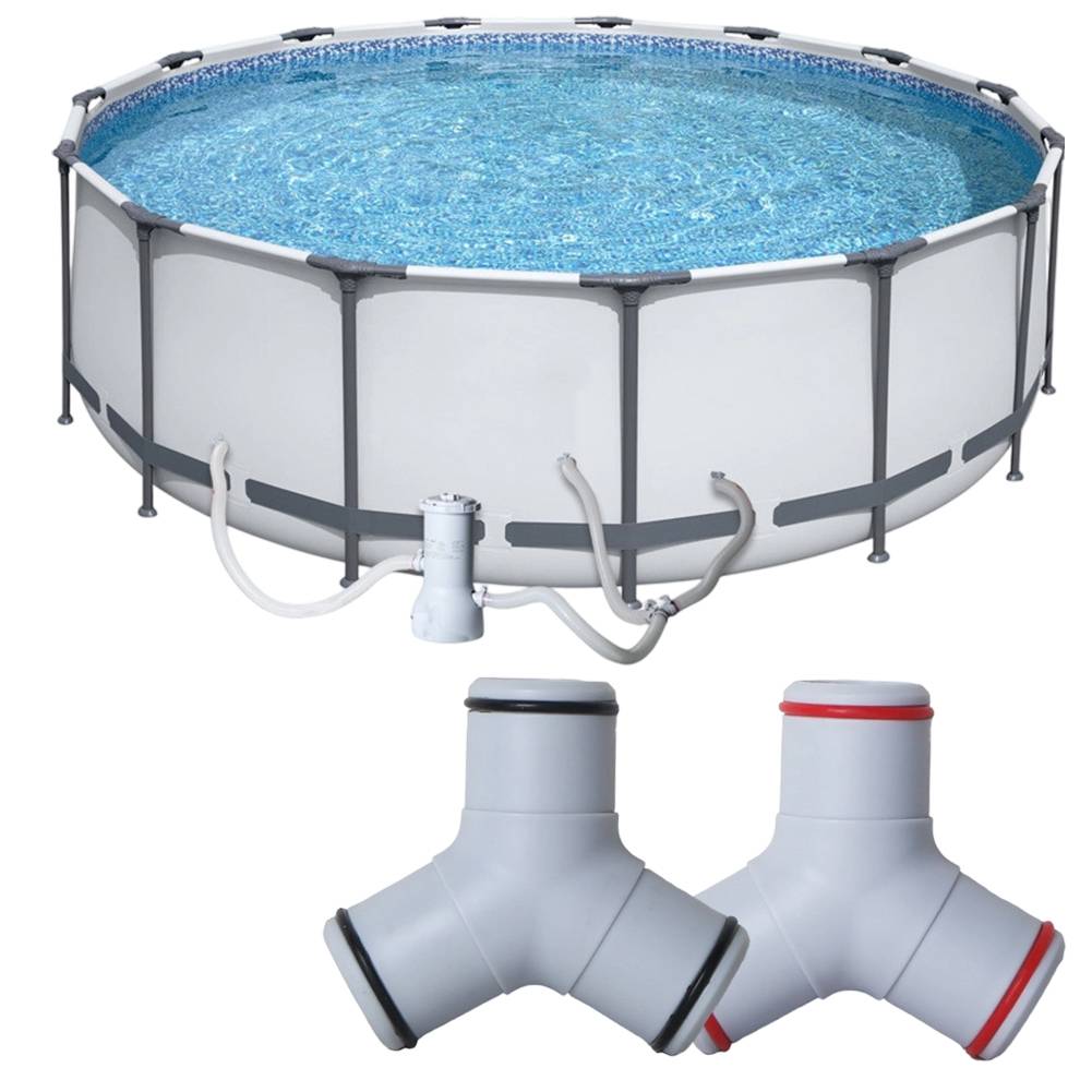 1pc For Intex Pool Hose Connector Adapter 32mm--- Three-ways Swimming Pool Filter Pump Pool Accessories