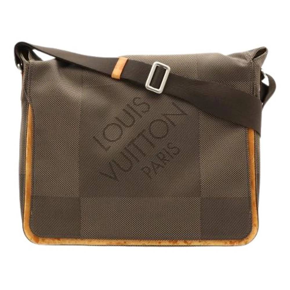 Louis Vuitton Vintage Pre-owned Damier Geant Messenger Bag - Vintage - Dame - Brun - ONE SIZE - Uld