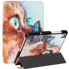 Surfplatta till lenovo smart tab m8 tabm 8 hd fhd tb -8505x 8505f 8705f fodral söt katt tiger varg målad för lenovo m8 fodral fodral - Mhd