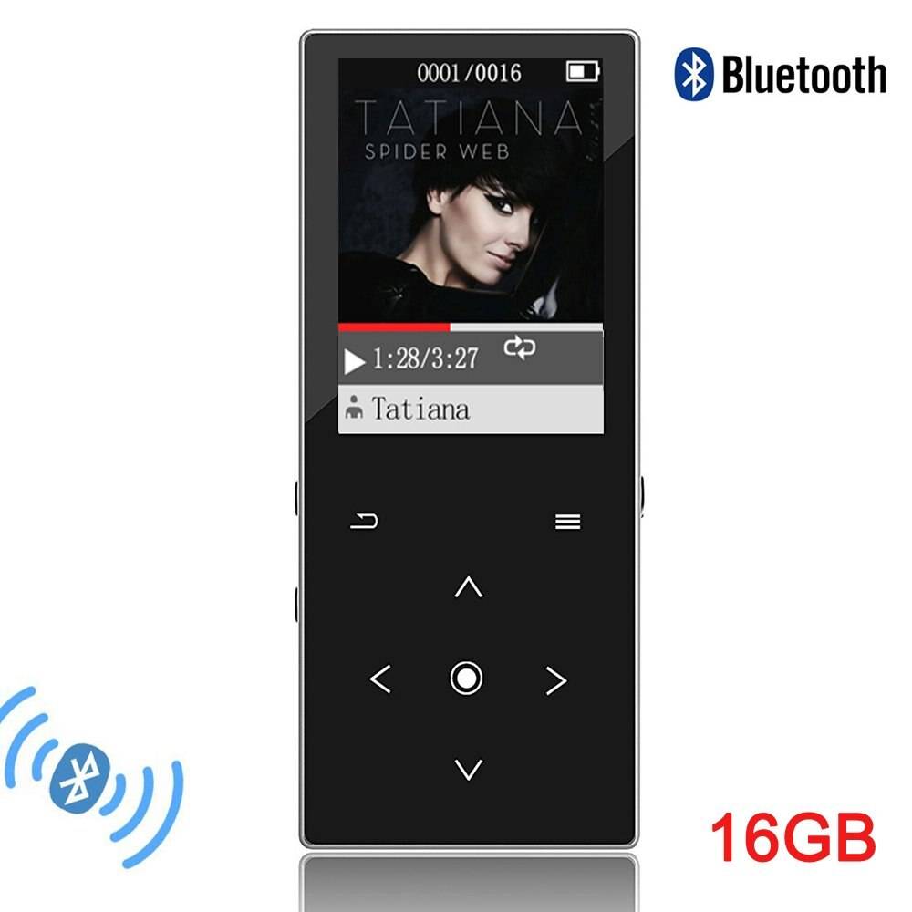 MP3-spelare Bluetooth 16GB - silver--