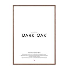 POSTER & FRAME Dark Oak Wood Frame |Brun |29.7X42 cm