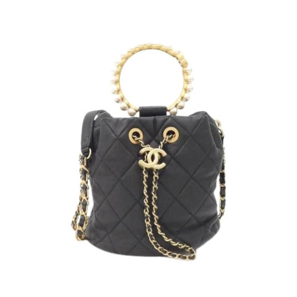 Chanel Vintage Pre-owned Vintage Bucket Shoulder Bag - Vintage - Dame - Sort - ONE SIZE - Uld