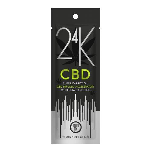 Power Tan 24K CBD Super Carrot Oil Accelerator 20ml